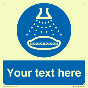 Custom start water spray in launch sequence